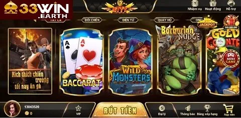 Sự thú vị của quay hũ Barbarian Nudge Slot tại 33win