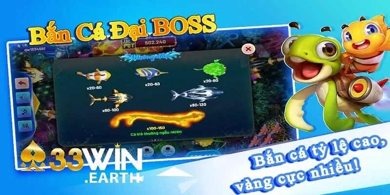 Trải nghiệm thú vị tại Bắn Cá Đại Boss