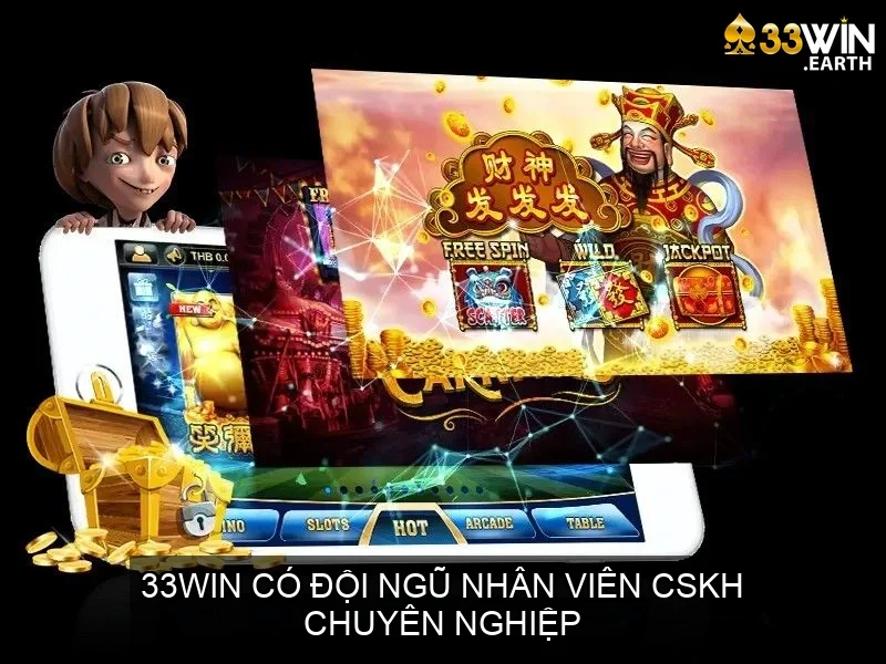 Trang chủ 31 33WIN có đội ngũ nhân viên CSKH chuyên nghiệp